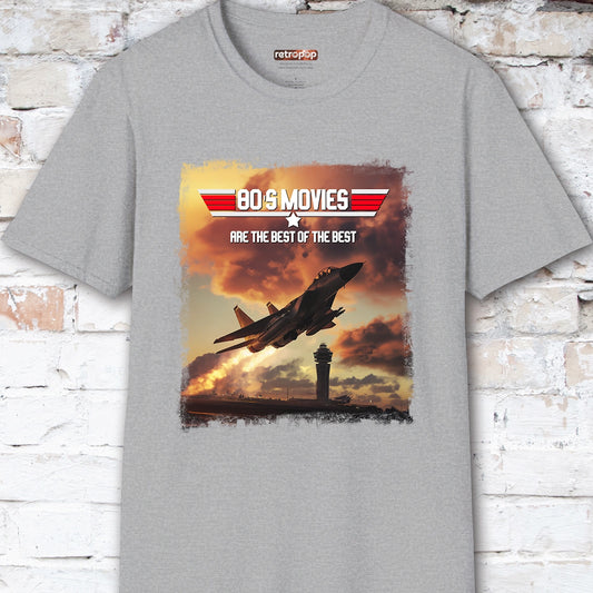 80's Movies are the Best, Top Gun, Unisex T-Shirt