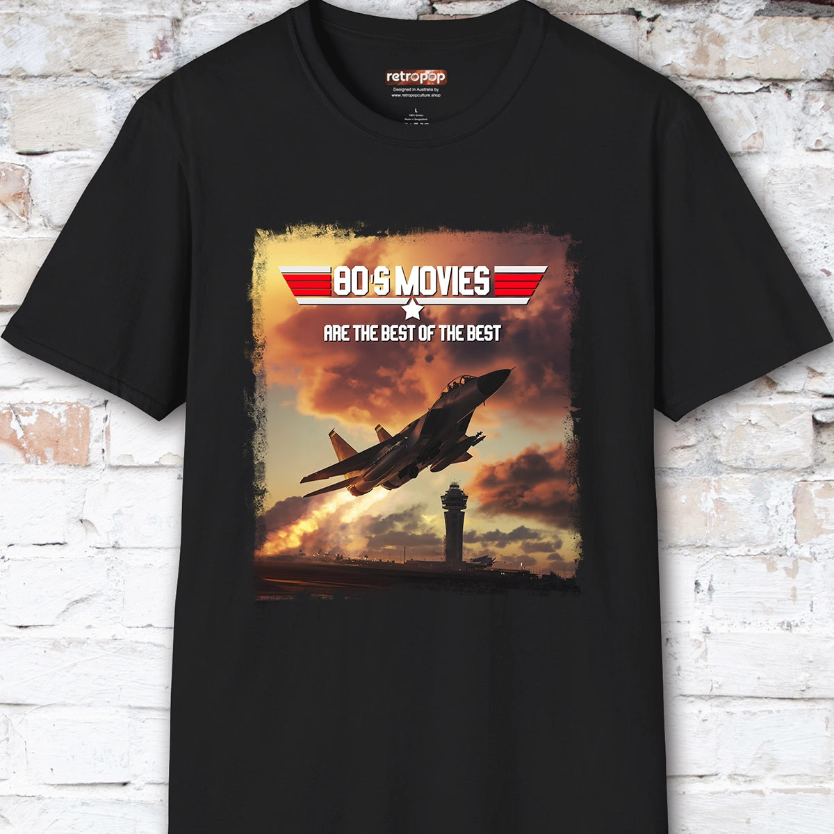 80's Movies are the Best, Top Gun, Unisex T-Shirt