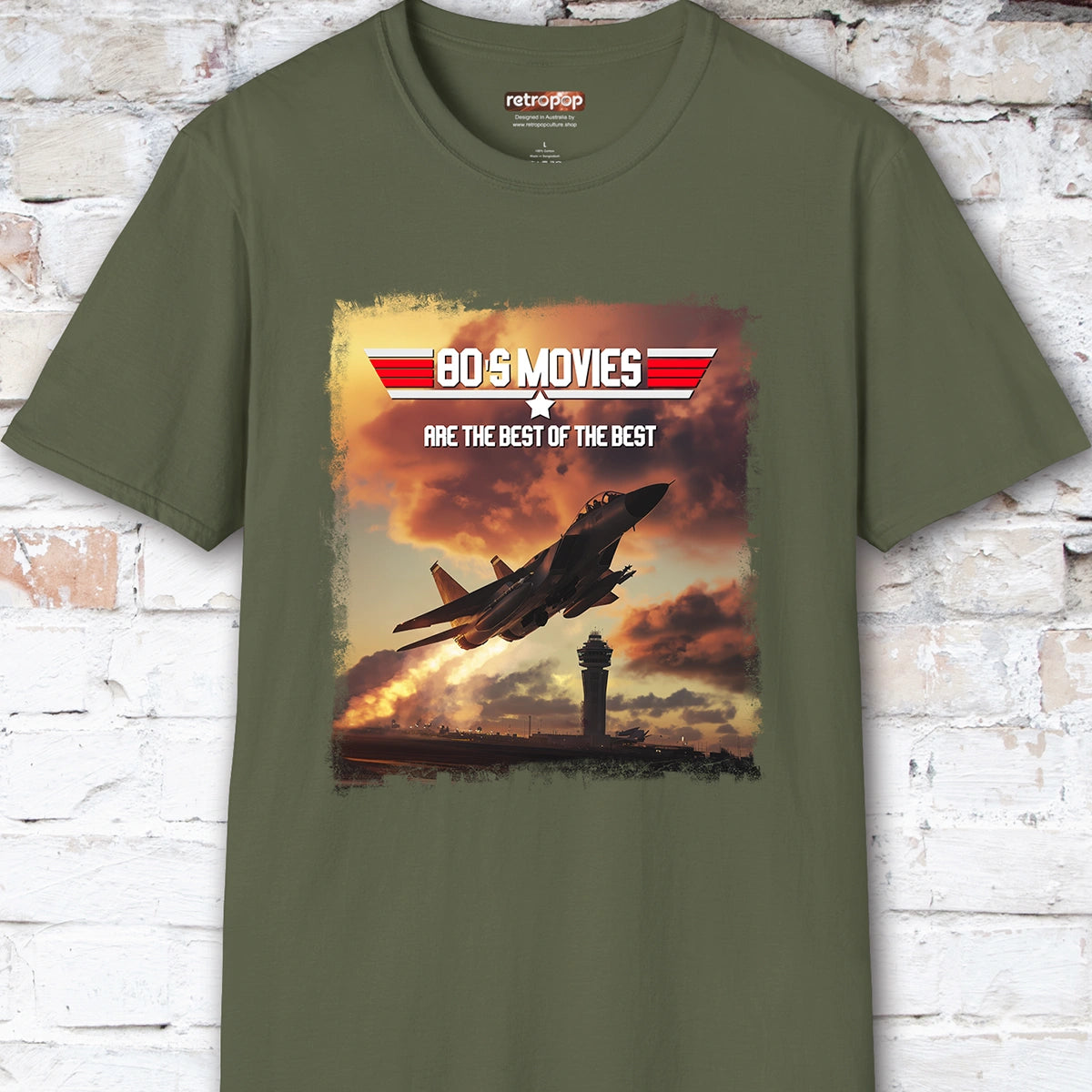 80's Movies are the Best, Top Gun, Unisex T-Shirt