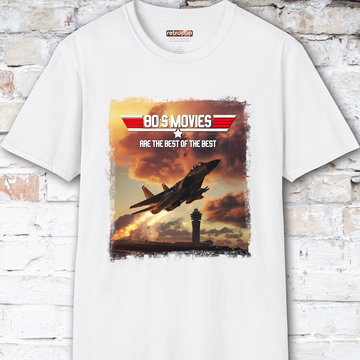 80's Movies are the Best, Top Gun, Unisex T-Shirt
