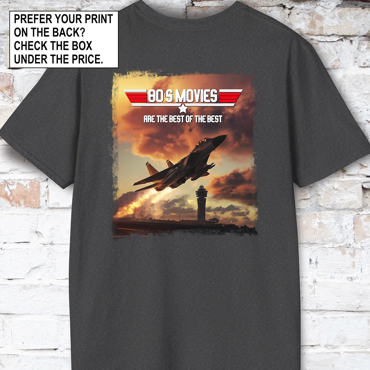 80's Movies are the Best, Top Gun, Unisex T-Shirt