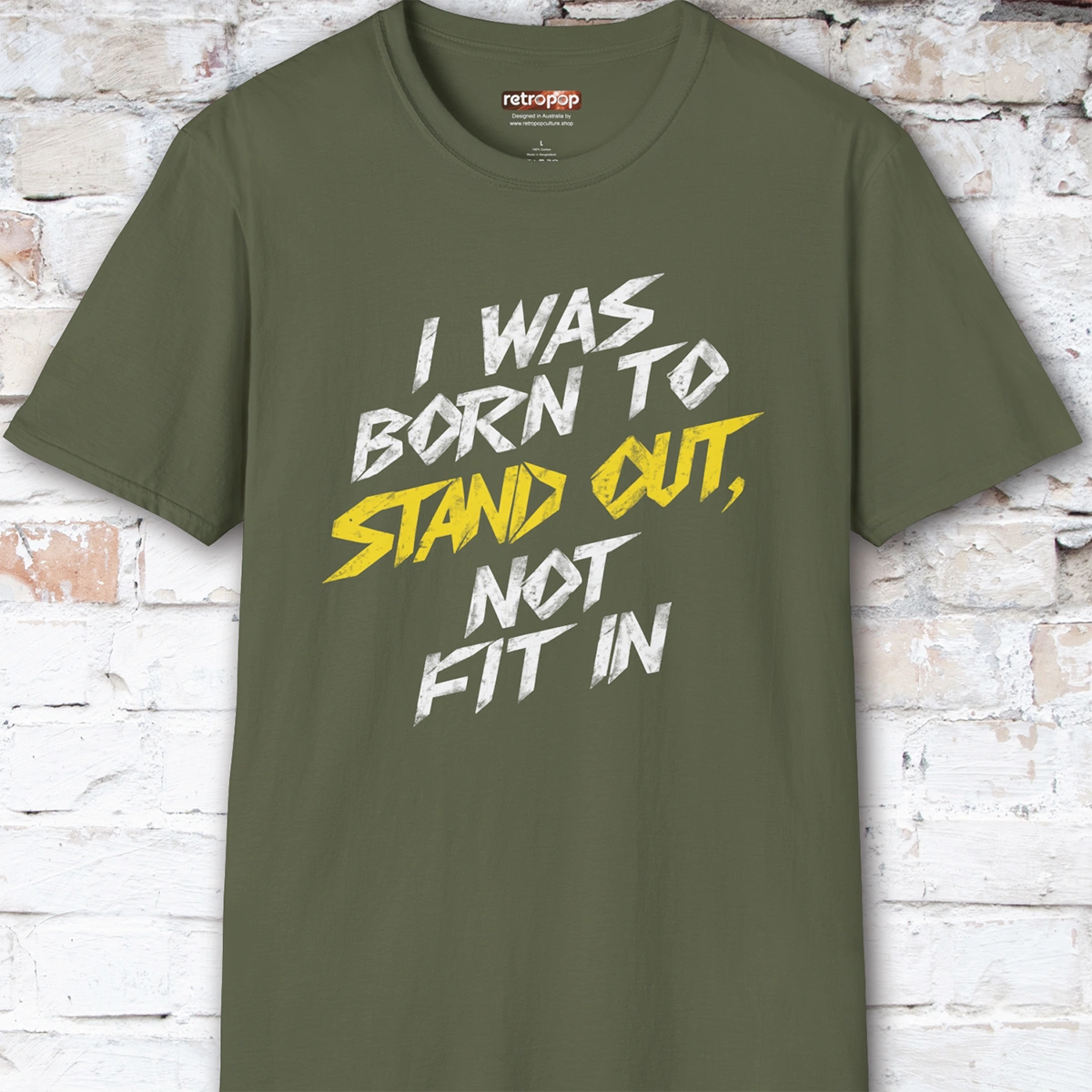 I was born to stand out #8 Unisex T shirt