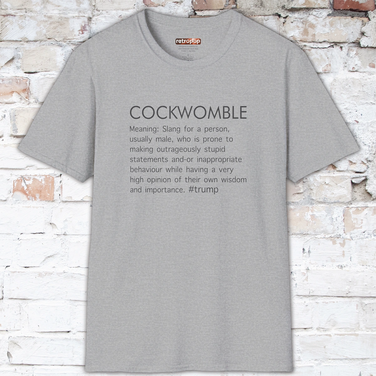 COCKWOMBLE TRUMP Unisex short sleeve T-shirt