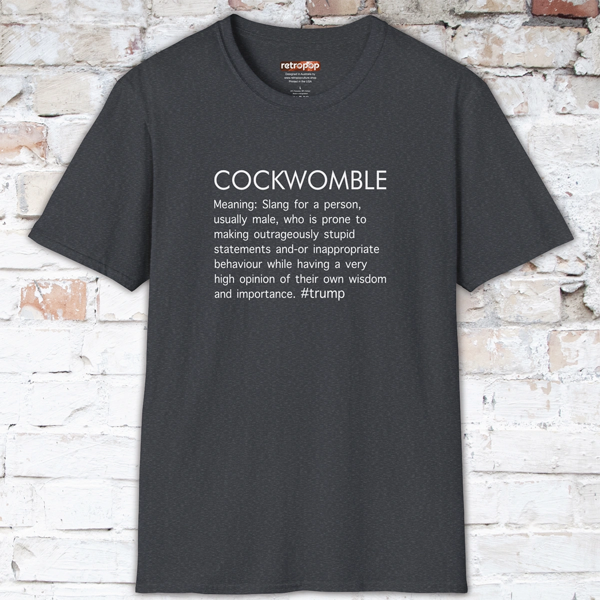 COCKWOMBLE TRUMP Unisex short sleeve T-shirt