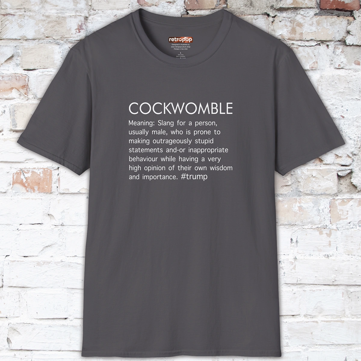 COCKWOMBLE TRUMP Unisex short sleeve T-shirt