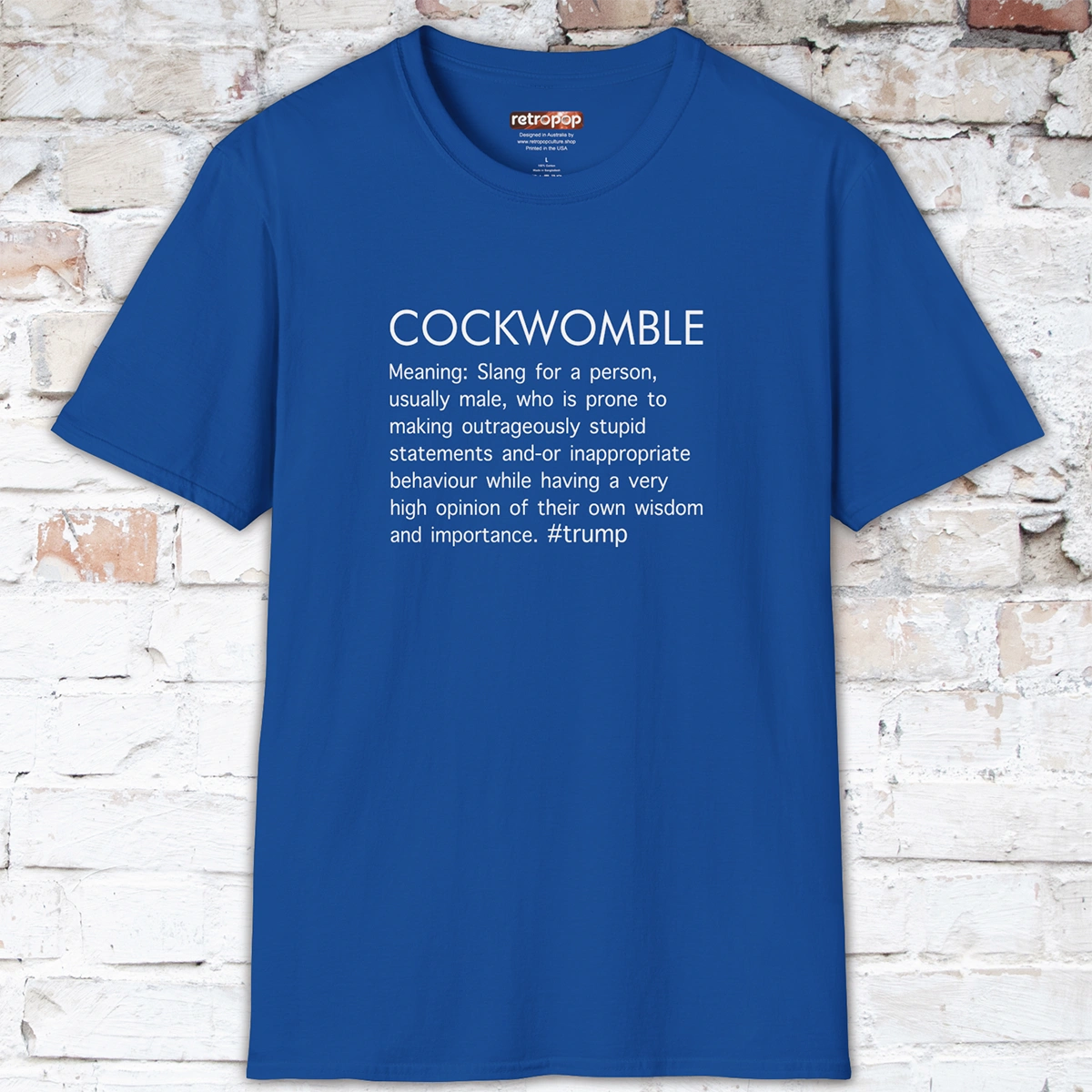 COCKWOMBLE TRUMP Unisex short sleeve T-shirt