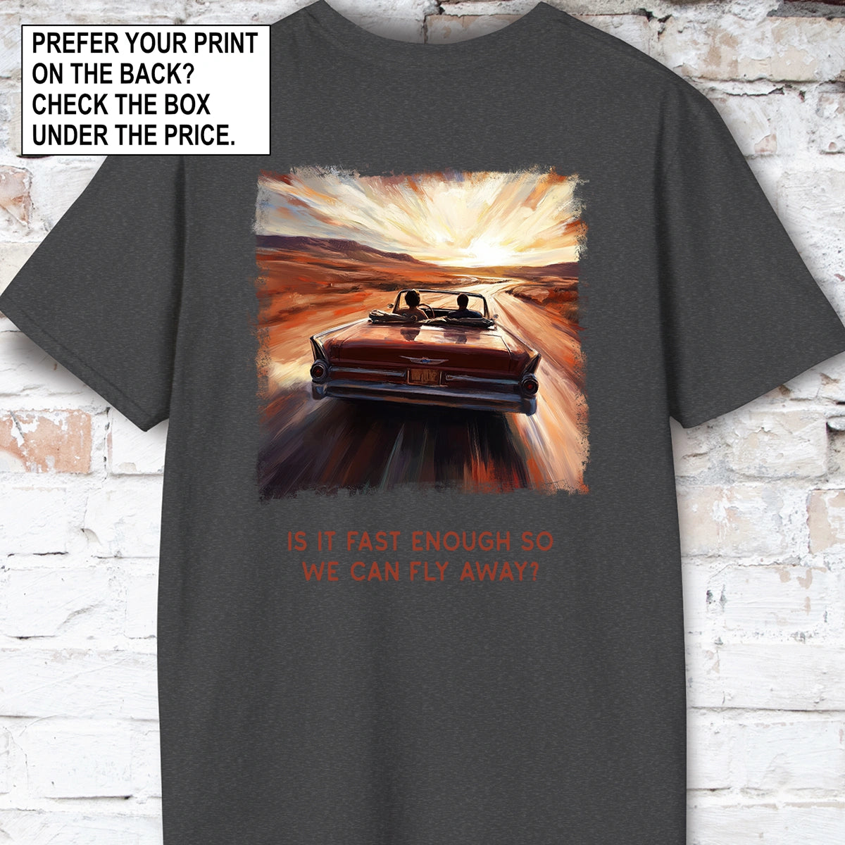 Fast Car Unisex T shirt