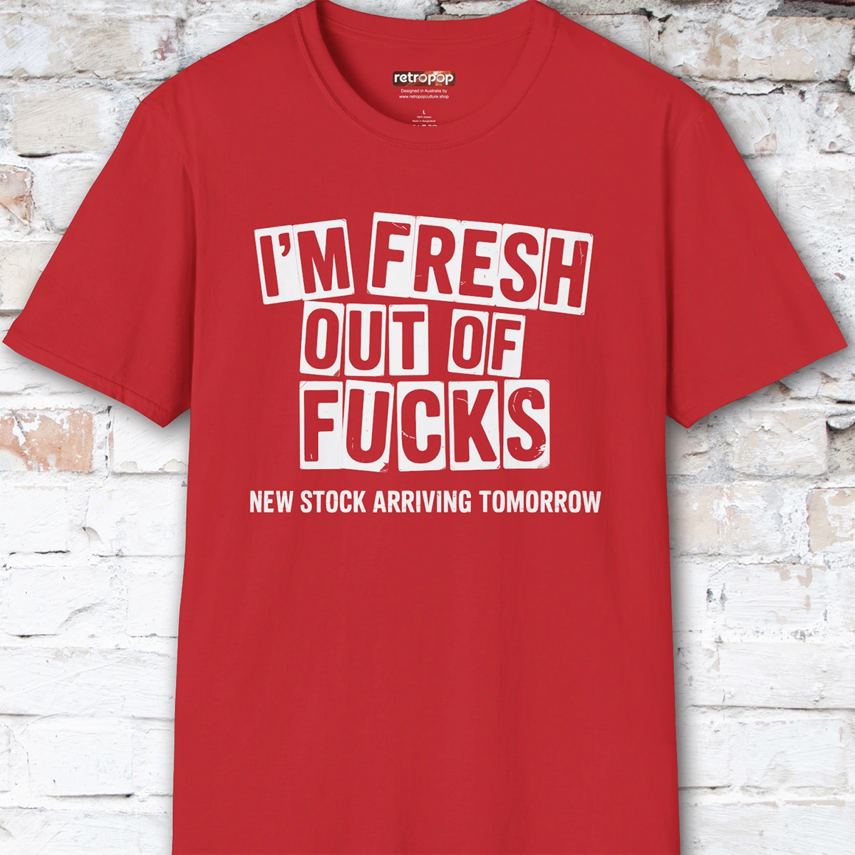 Fresh out of Fucks #1 Unisex T shirt