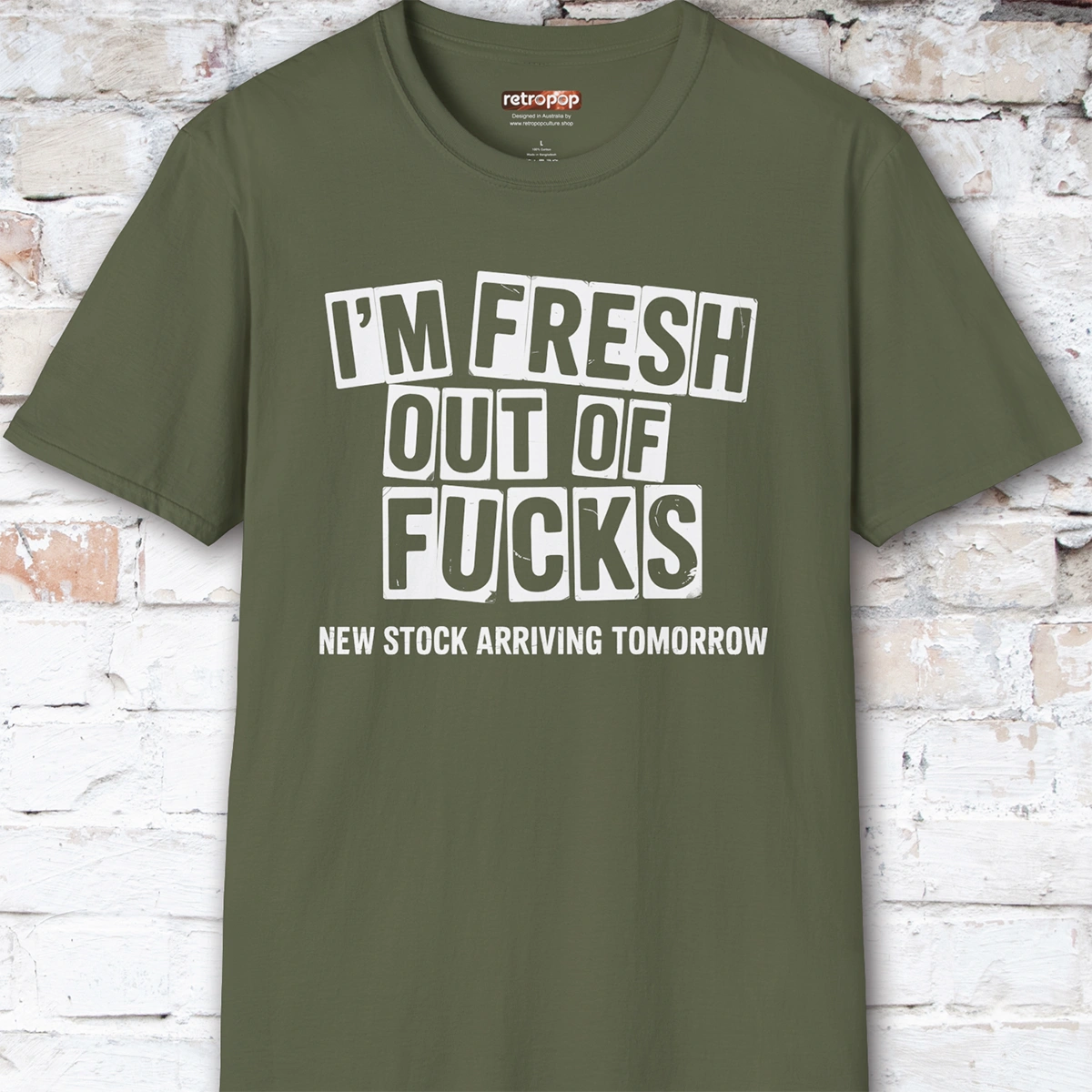 Fresh out of Fucks #1 Unisex T shirt