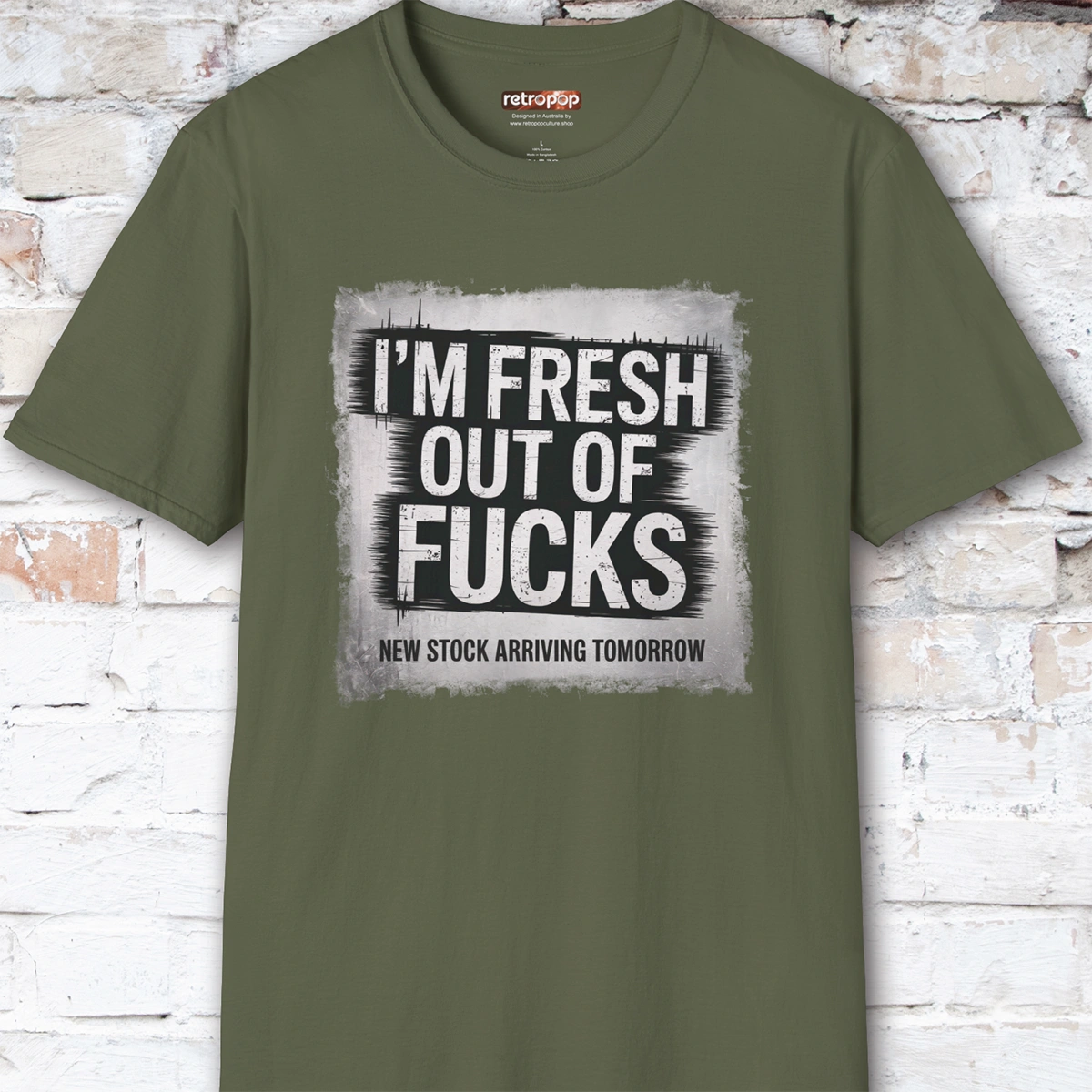 Fresh out of Fucks #2 Unisex T shirt