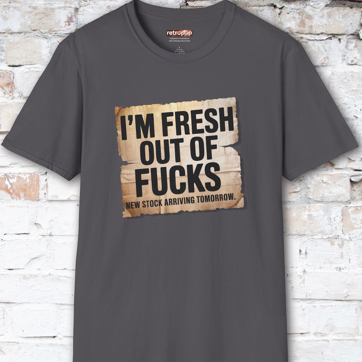 Fresh out of Fucks #3 Unisex T shirt