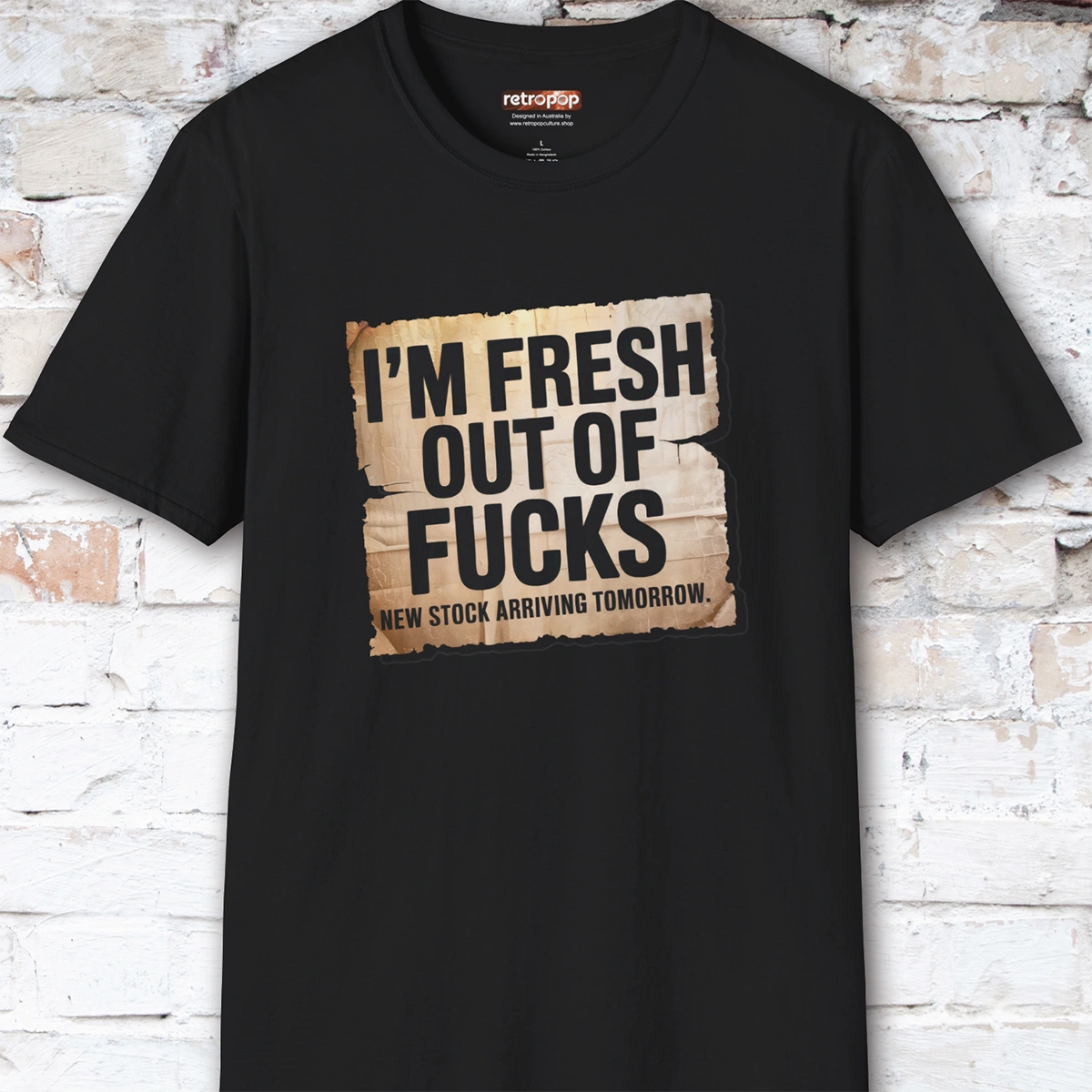 Fresh out of Fucks #3 Unisex T shirt