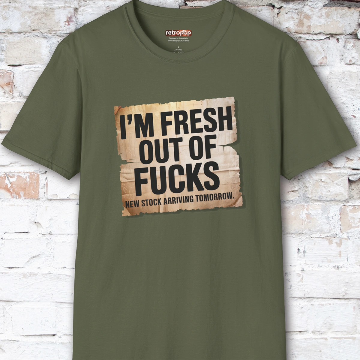 Fresh out of Fucks #3 Unisex T shirt