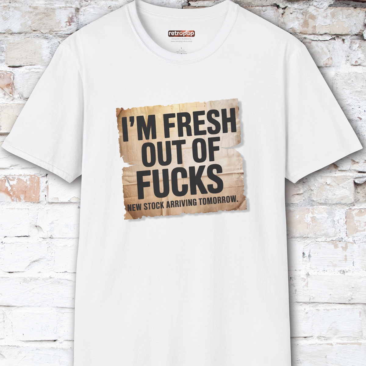 Fresh out of Fucks #3 Unisex T shirt