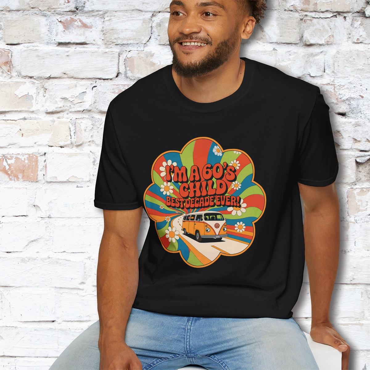 I'm a 60's child #1 Unisex T shirt