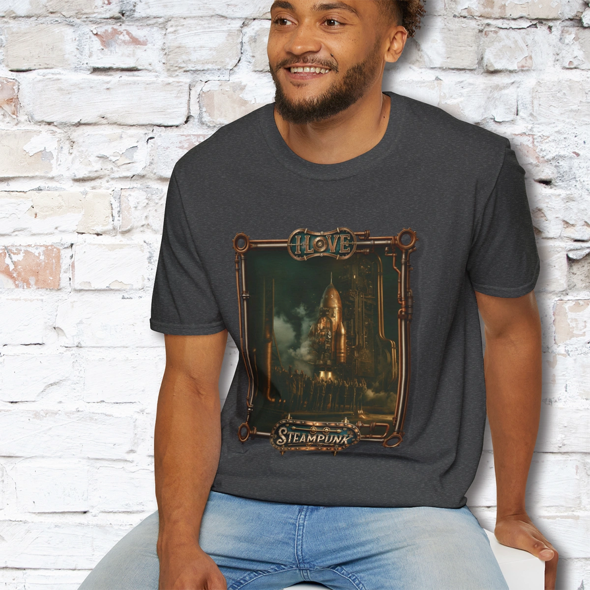 I love Steampunk - Shuttle #15 Unisex T shirt