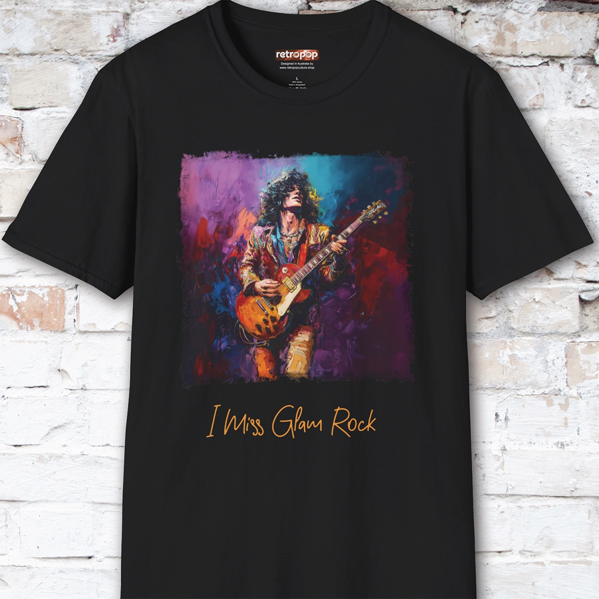 I Miss Glam Rock Unisex T shirt