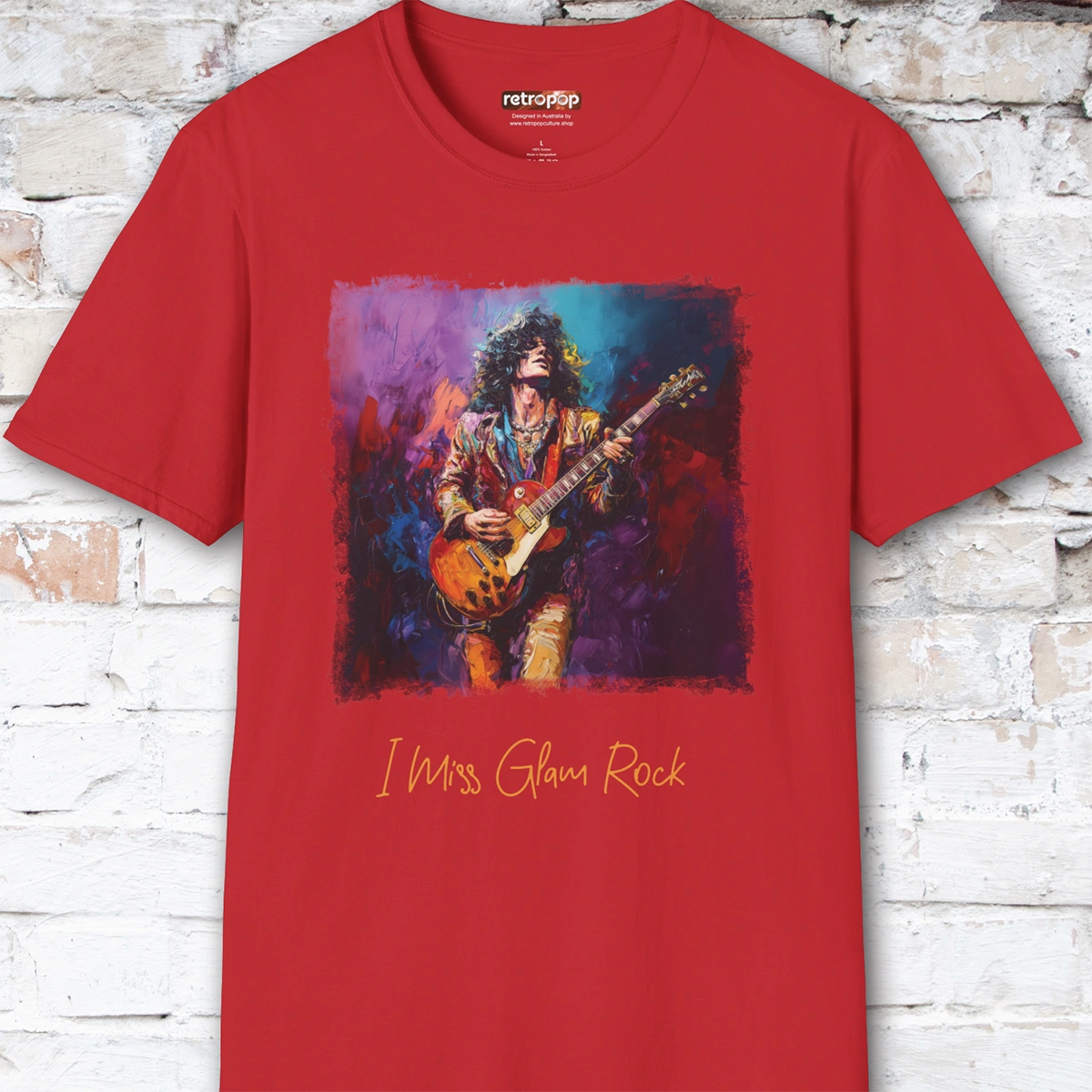 I Miss Glam Rock Unisex T shirt