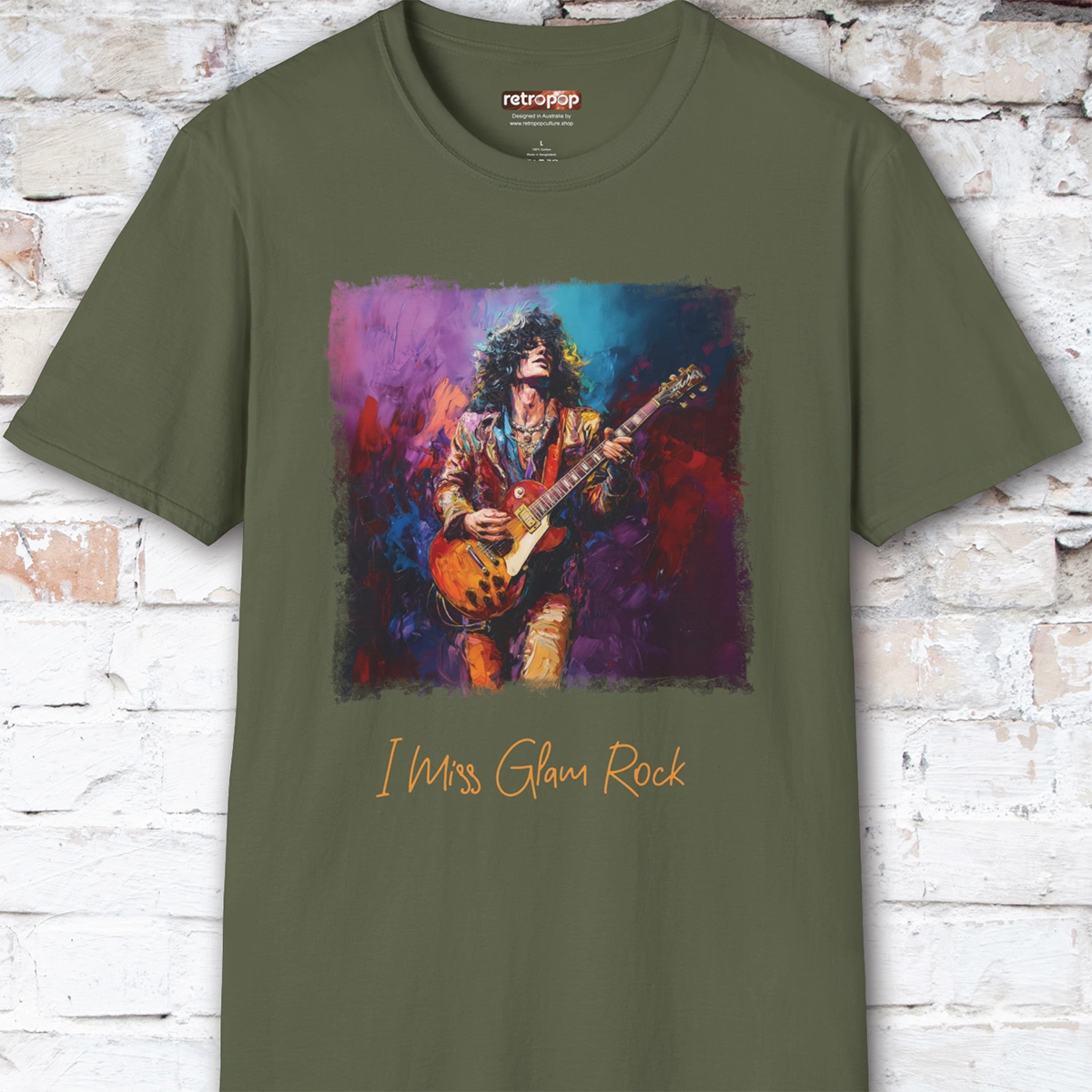 I Miss Glam Rock Unisex T shirt