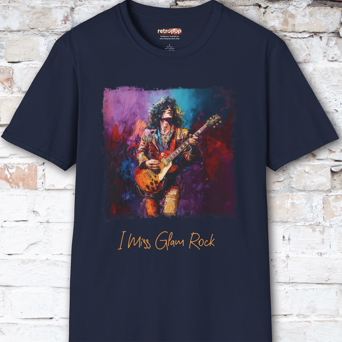 I Miss Glam Rock Unisex T shirt