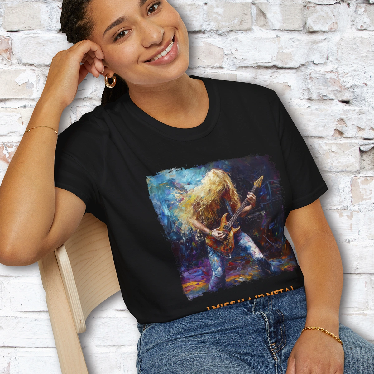 I Miss Hair Metal Unisex T shirt