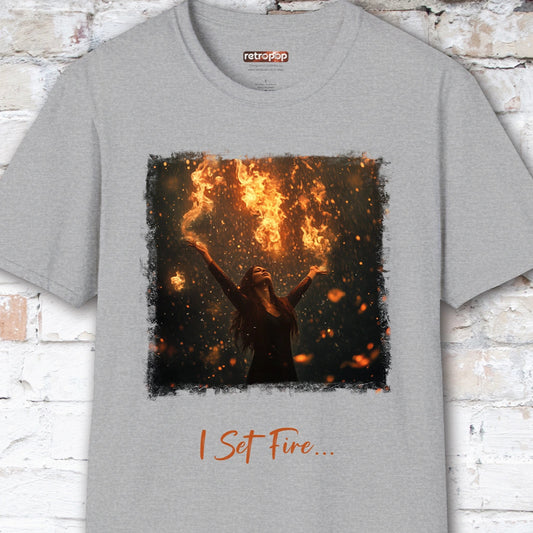I Set Fire to the Rain Unisex T shirt