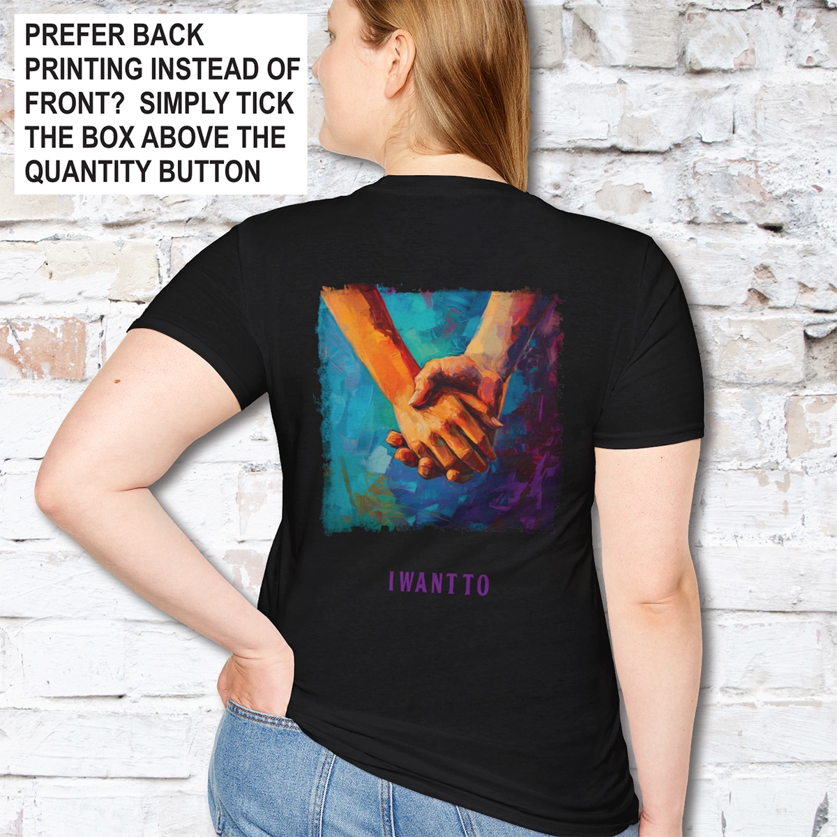I want to hold your hand Unisex T shirt