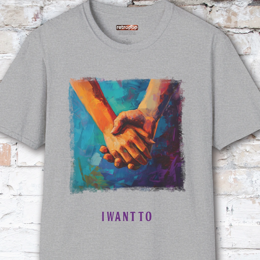 I want to hold your hand Unisex T shirt