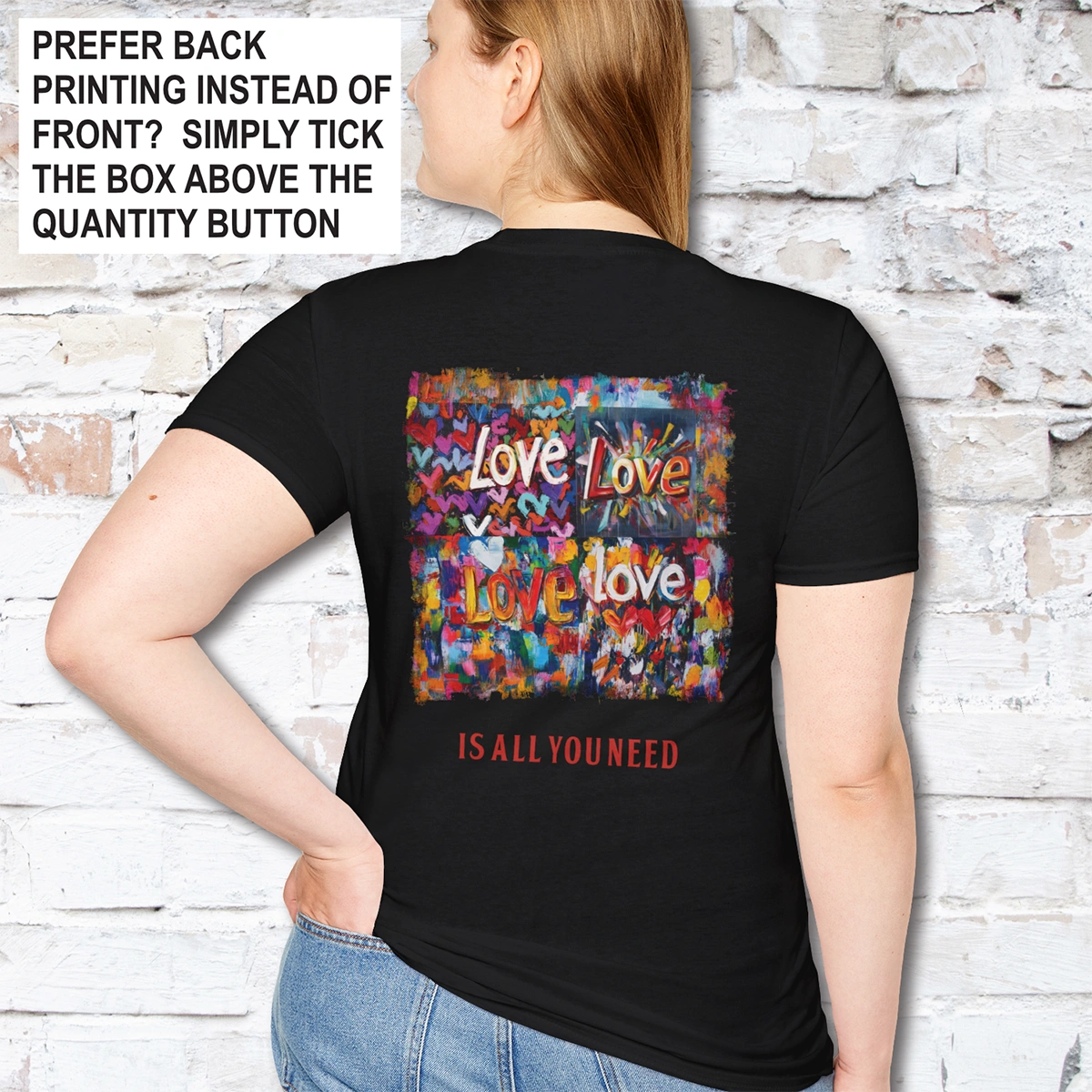 Love is all you need Unisex T shirt