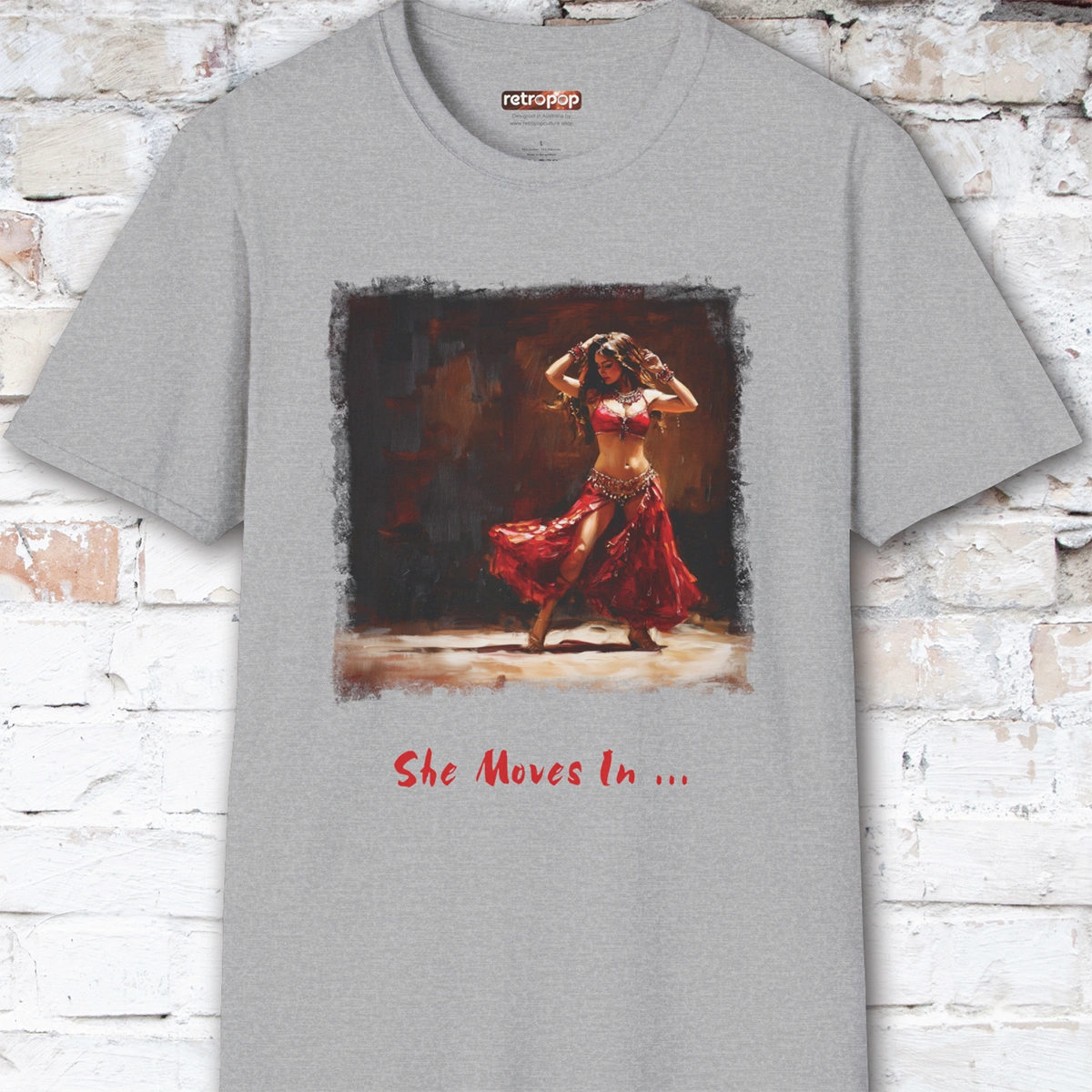She moves in Mysterious Ways Unisex T shirt