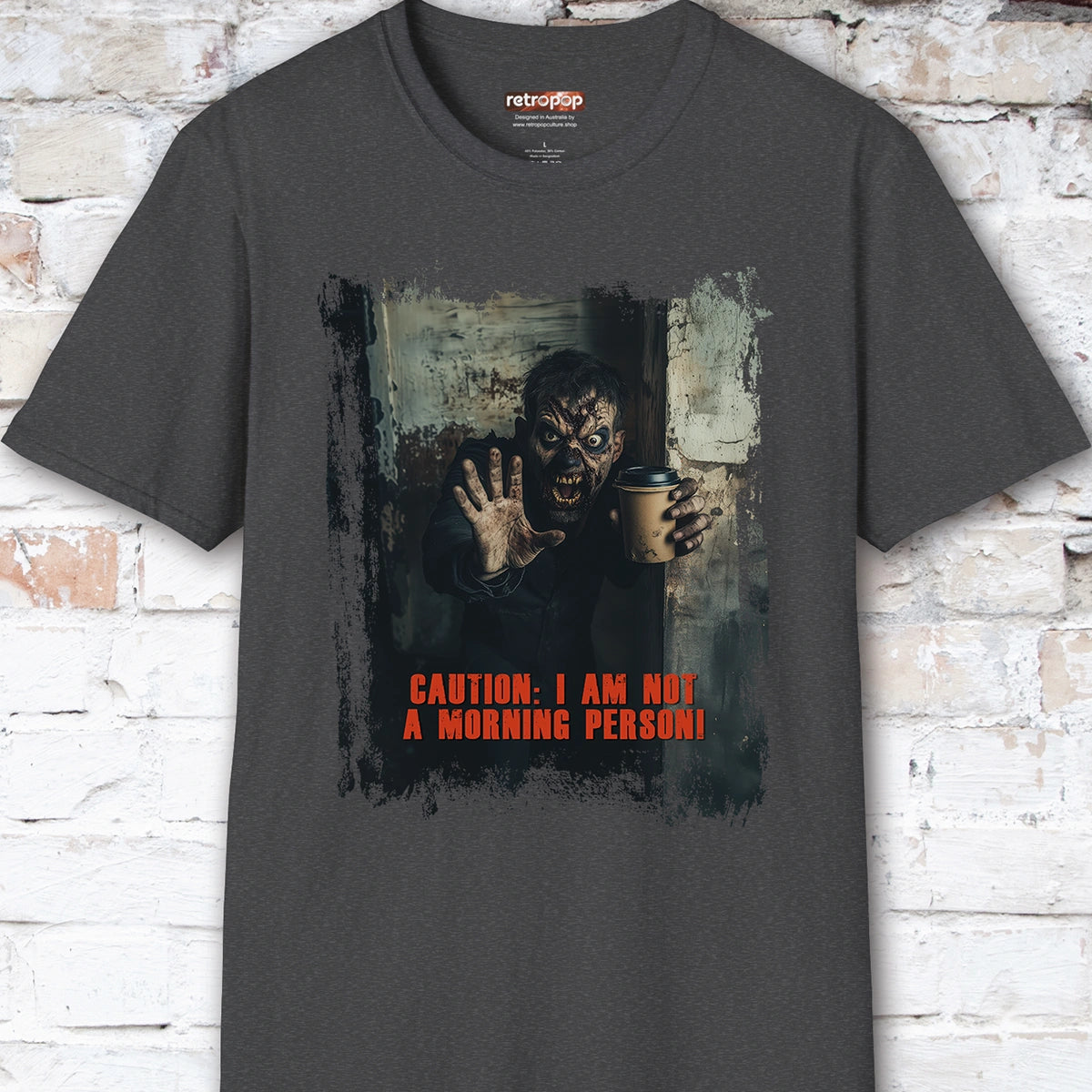 Zombie morning person #1 Unisex T shirt