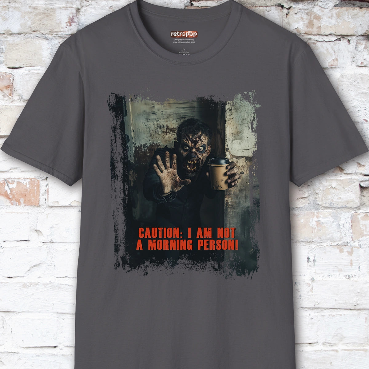 Zombie morning person #1 Unisex T shirt