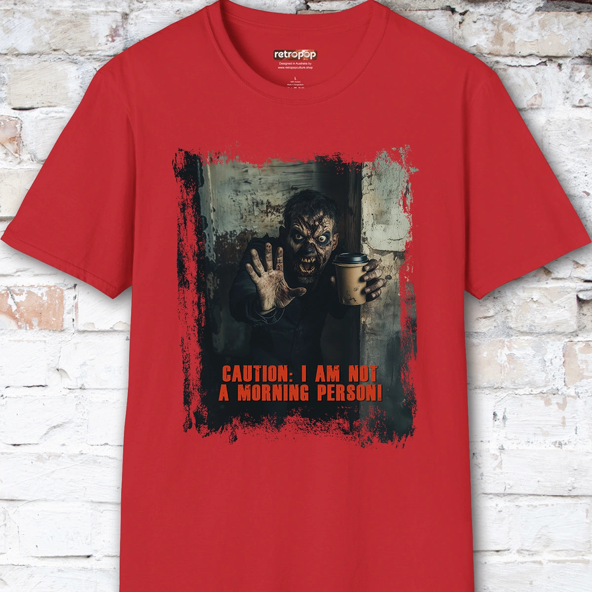 Zombie morning person #1 Unisex T shirt