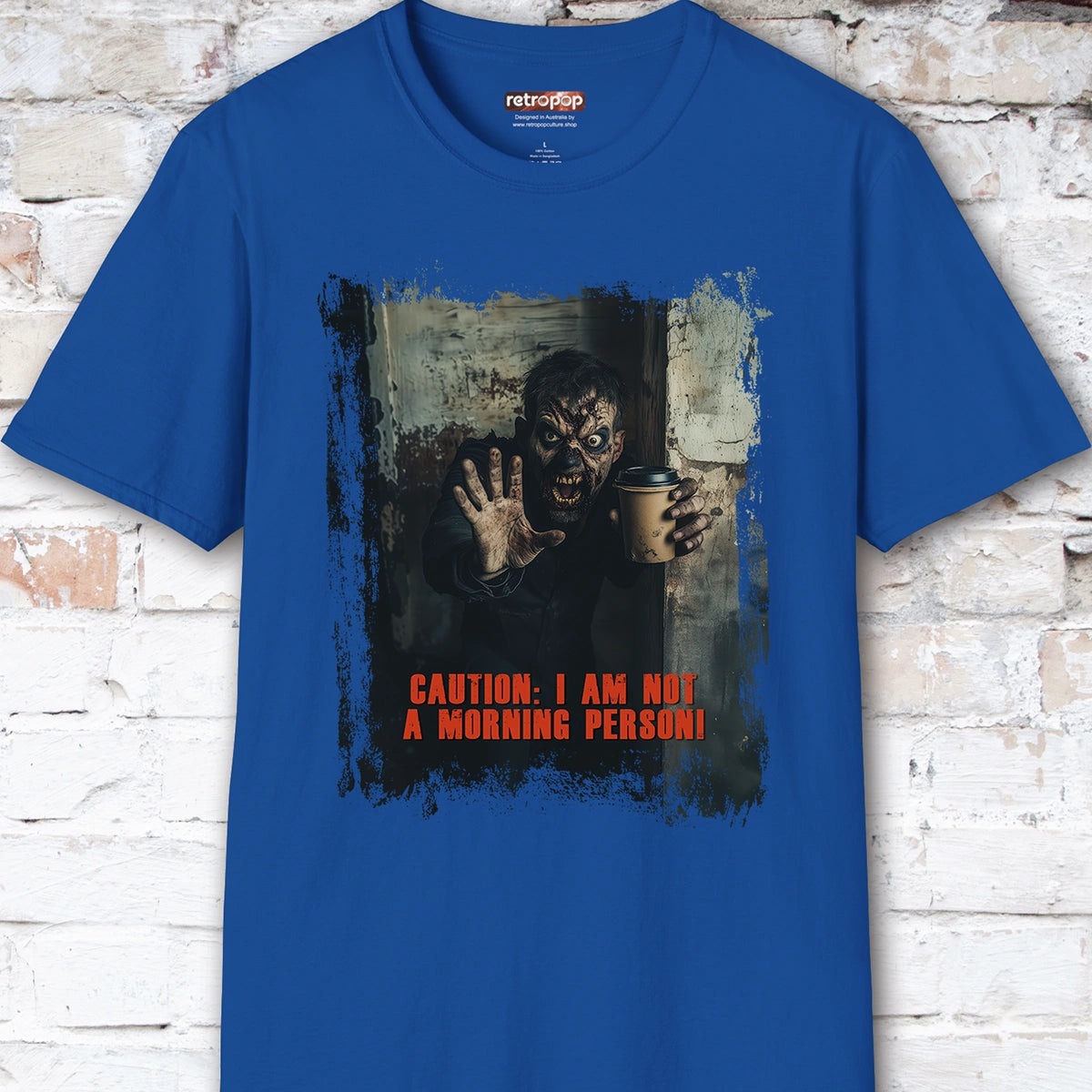 Zombie morning person #1 Unisex T shirt