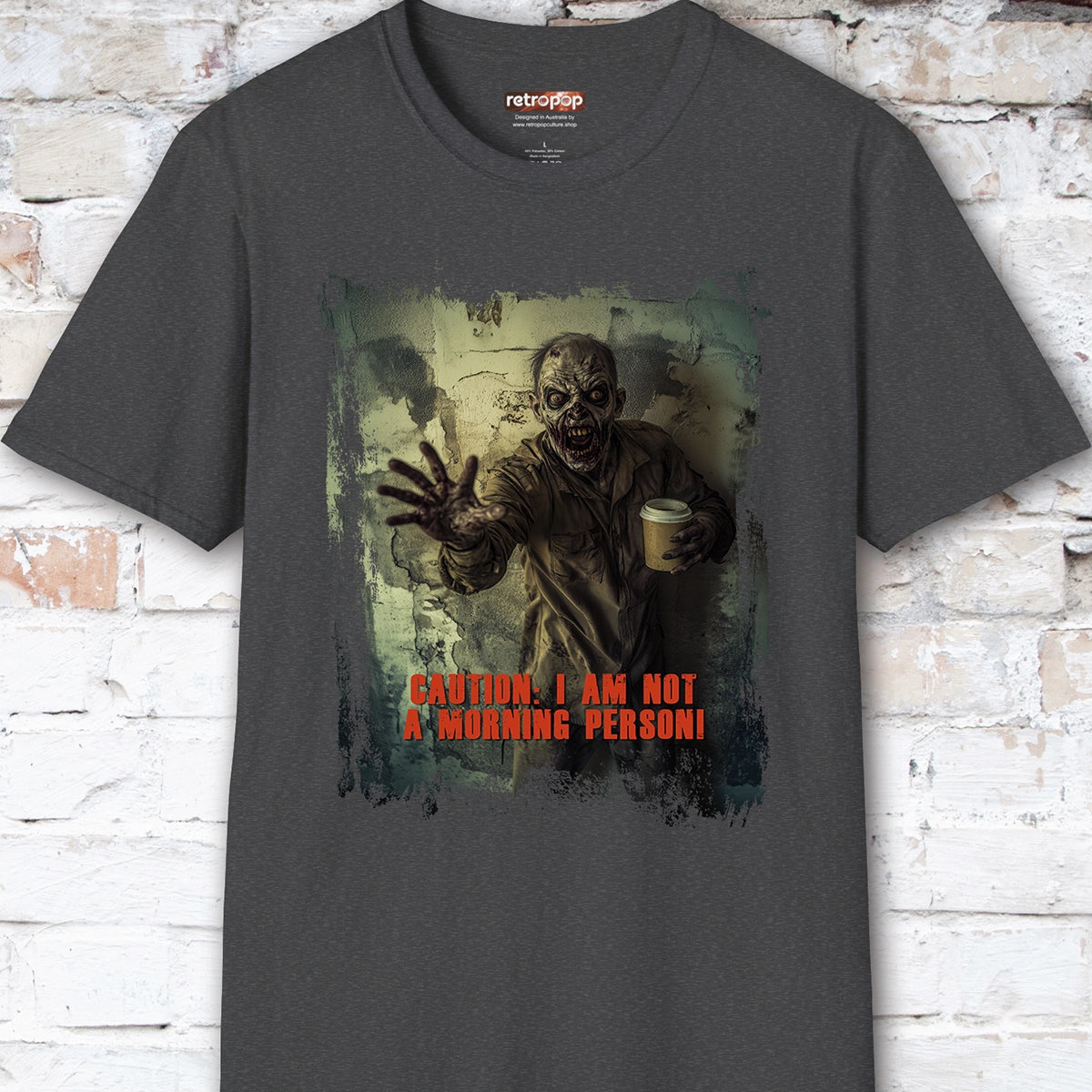 Zombie morning person #2 Unisex T shirt