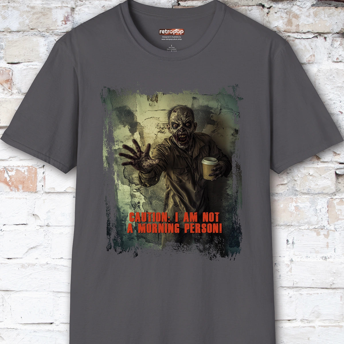Zombie morning person #2 Unisex T shirt
