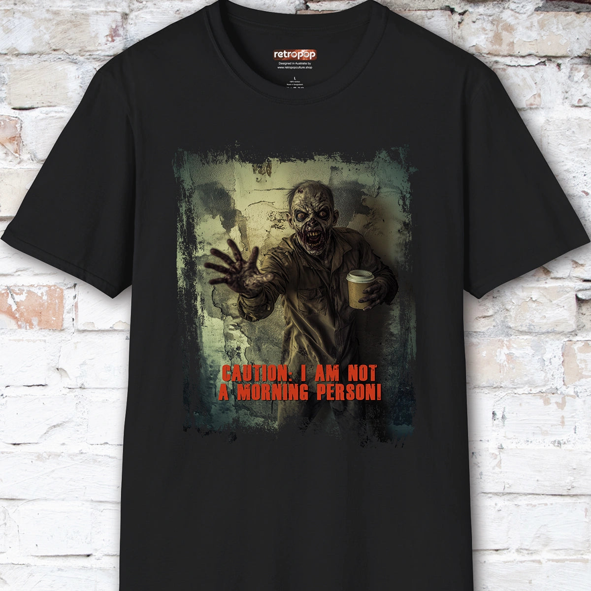 Zombie morning person #2 Unisex T shirt