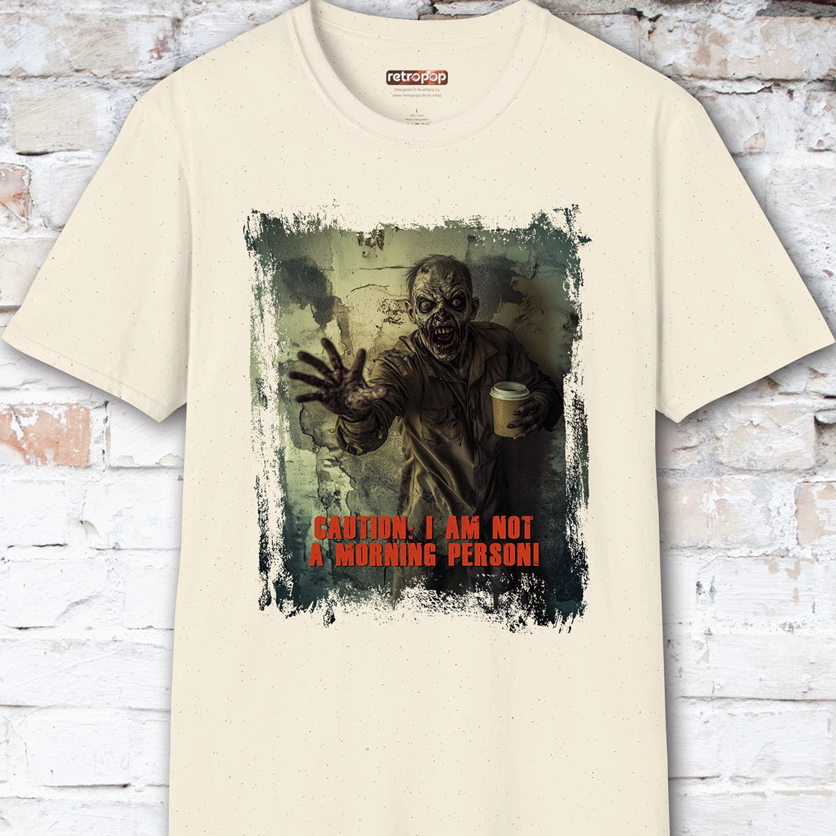 Zombie morning person #2 Unisex T shirt