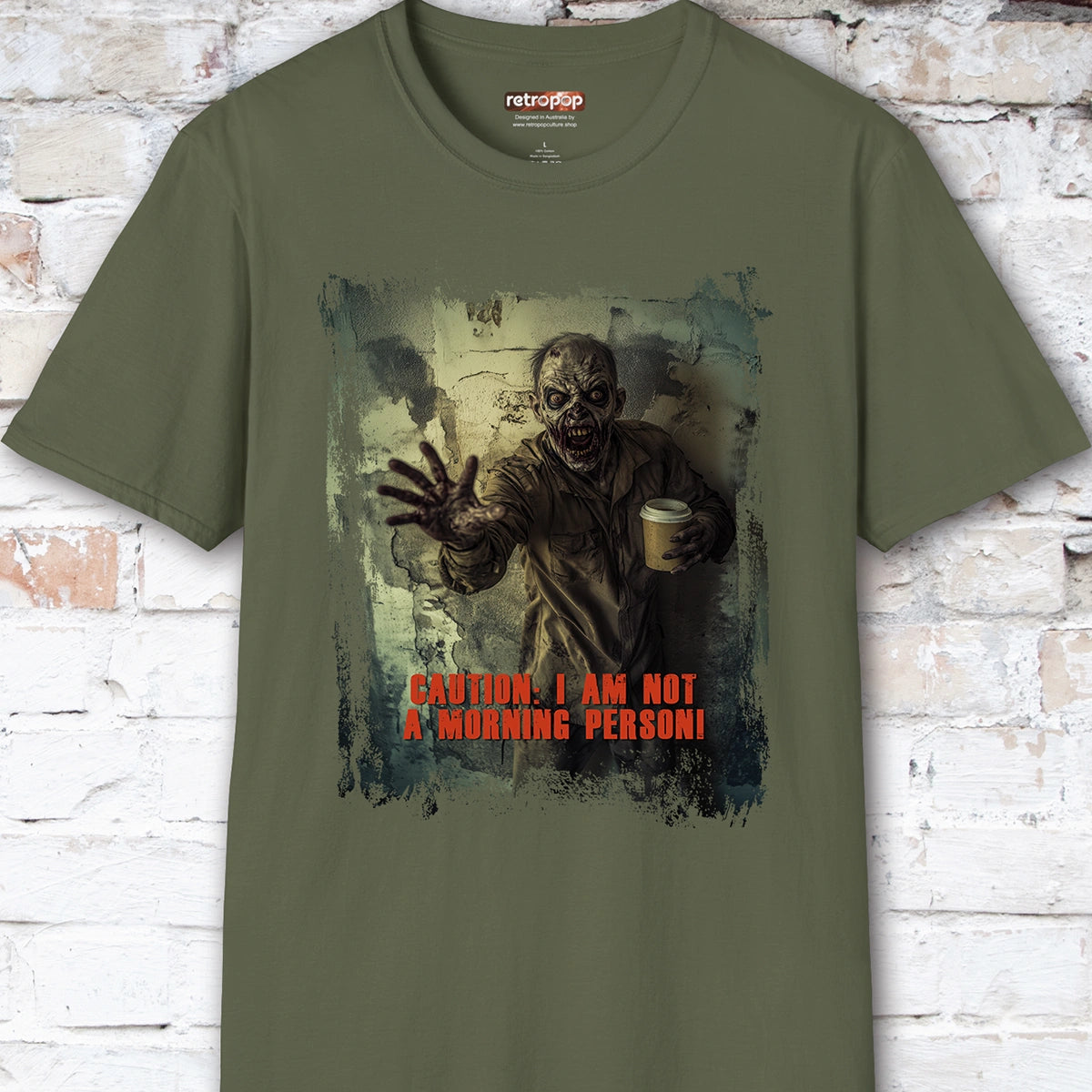 Zombie morning person #2 Unisex T shirt