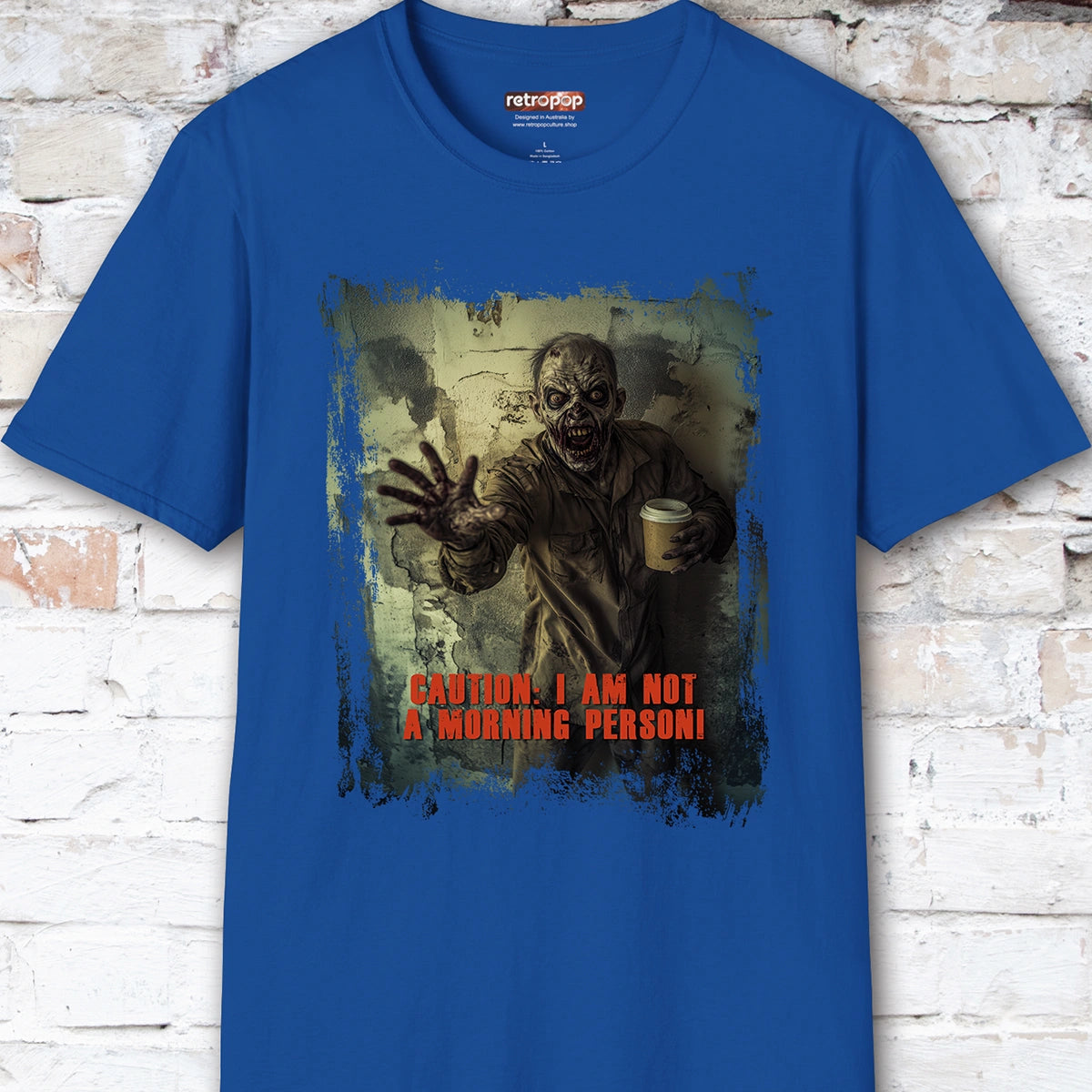 Zombie morning person #2 Unisex T shirt