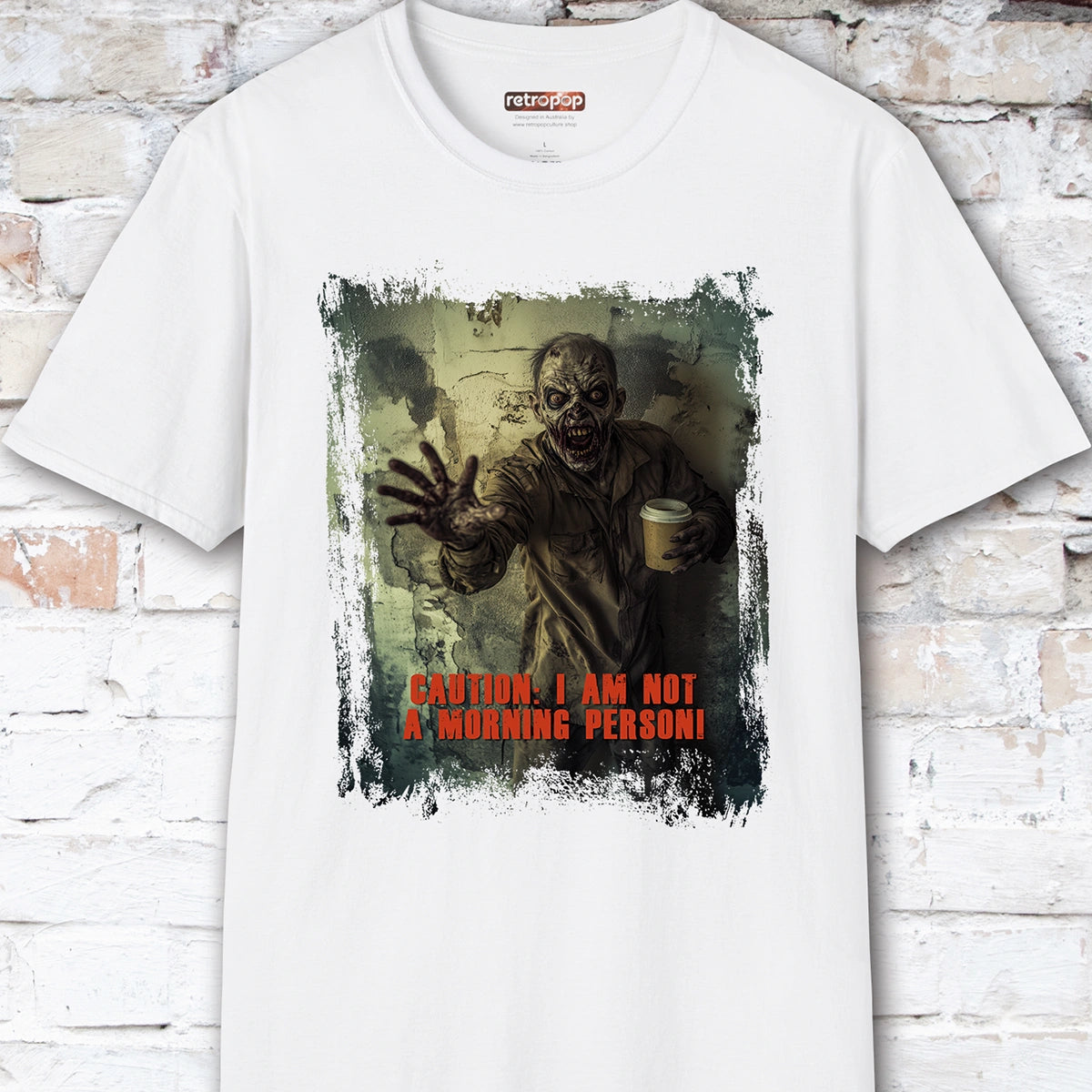 Zombie morning person #2 Unisex T shirt