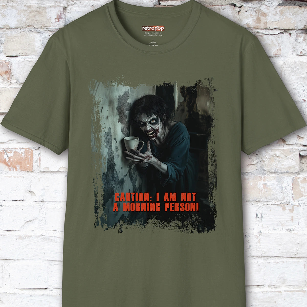 Zombie morning person #3 Unisex T shirt