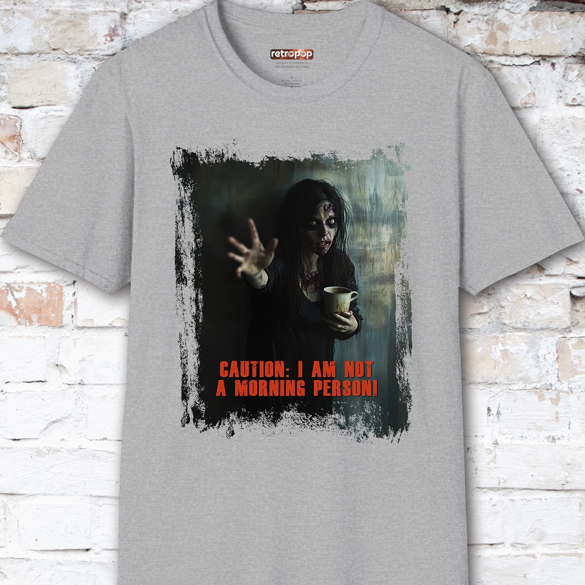 Zombie coffee morning person #4 Unisex T shirt
