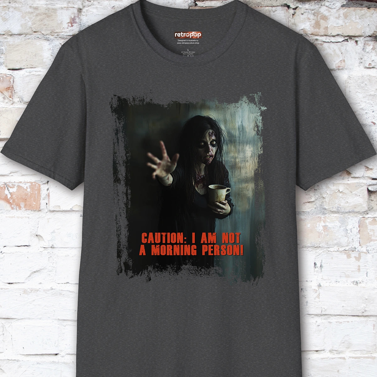 Zombie coffee morning person #4 Unisex T shirt