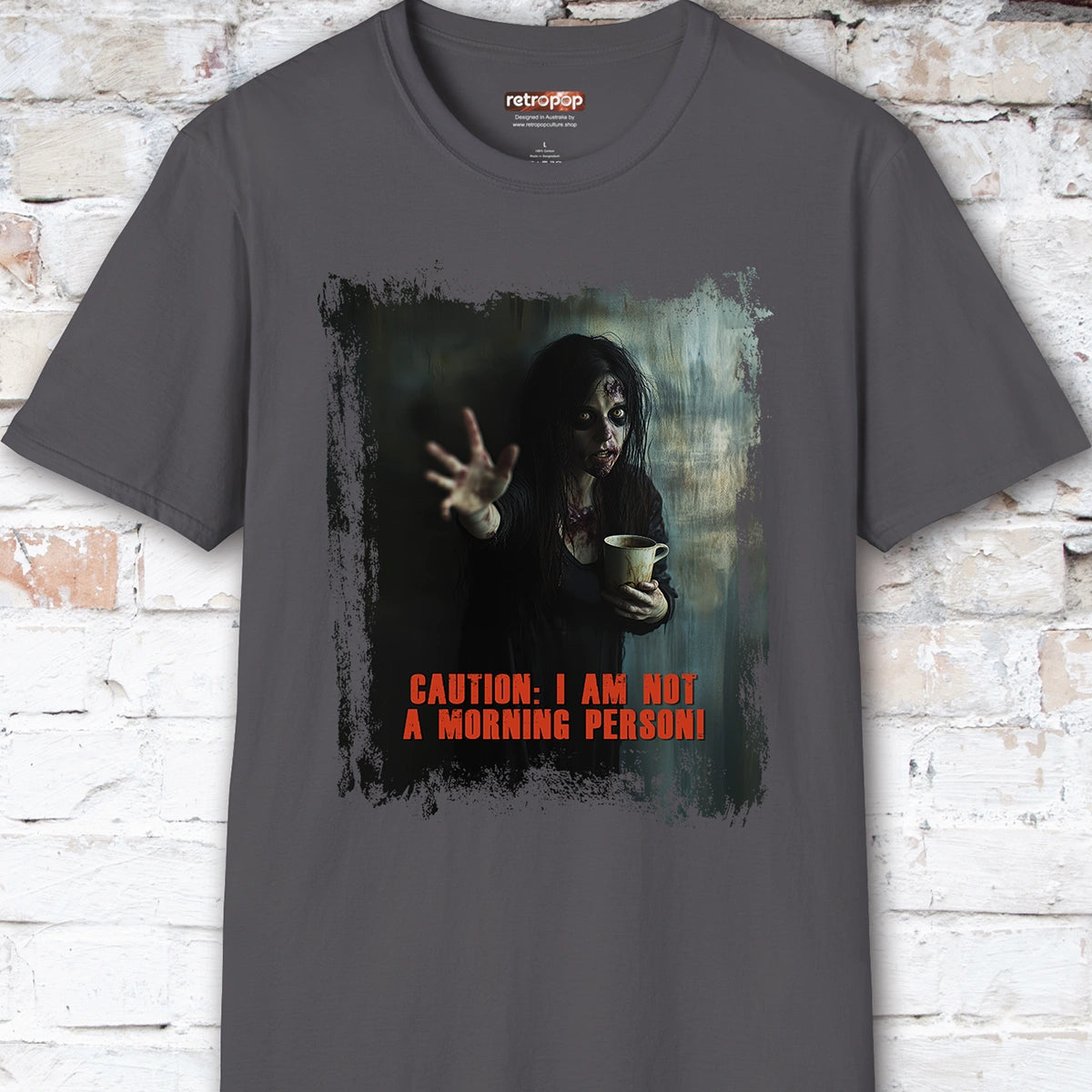 Zombie coffee morning person #4 Unisex T shirt