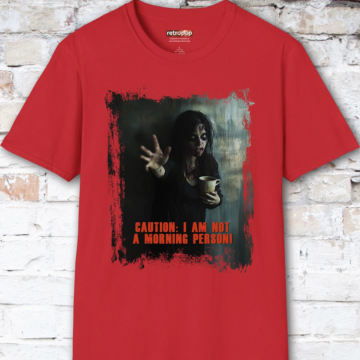 Zombie coffee morning person #4 Unisex T shirt
