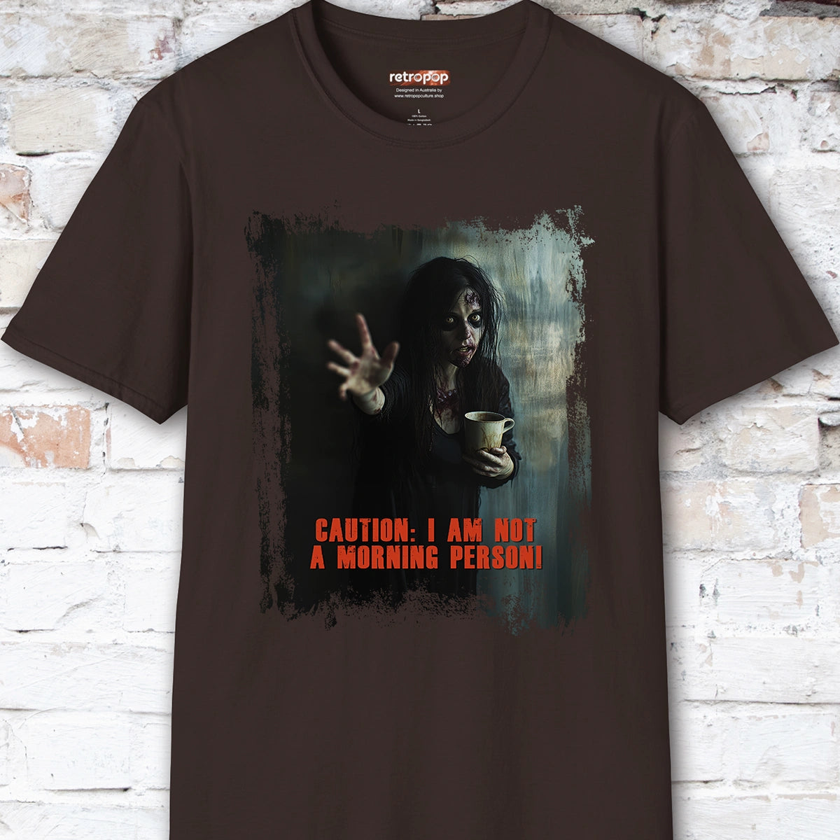 Zombie coffee morning person #4 Unisex T shirt