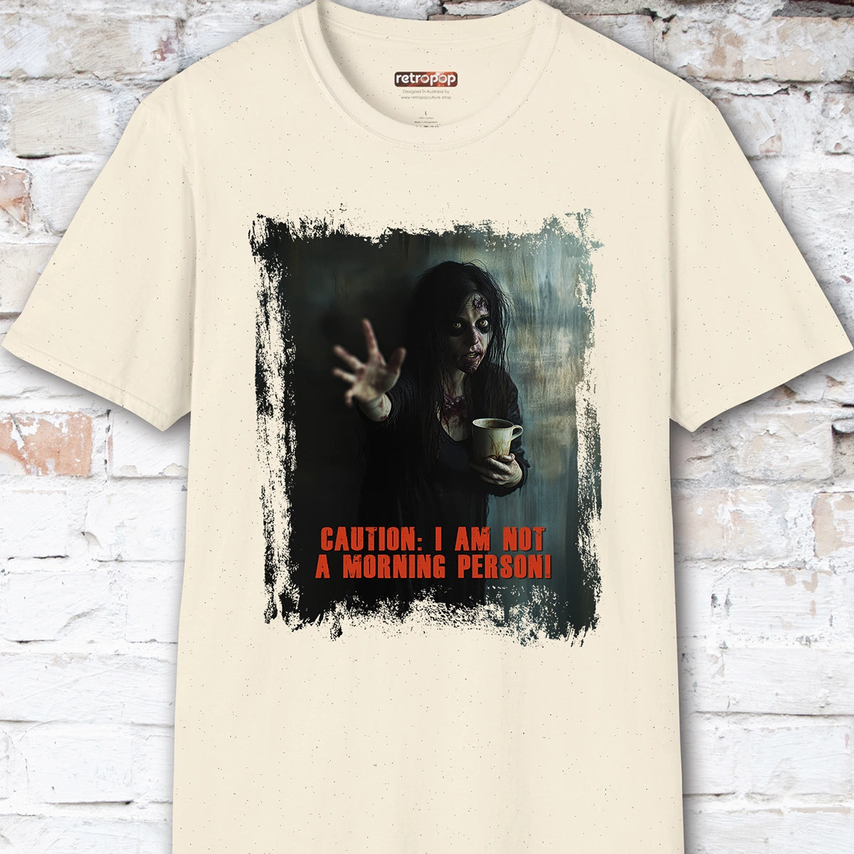Zombie coffee morning person #4 Unisex T shirt