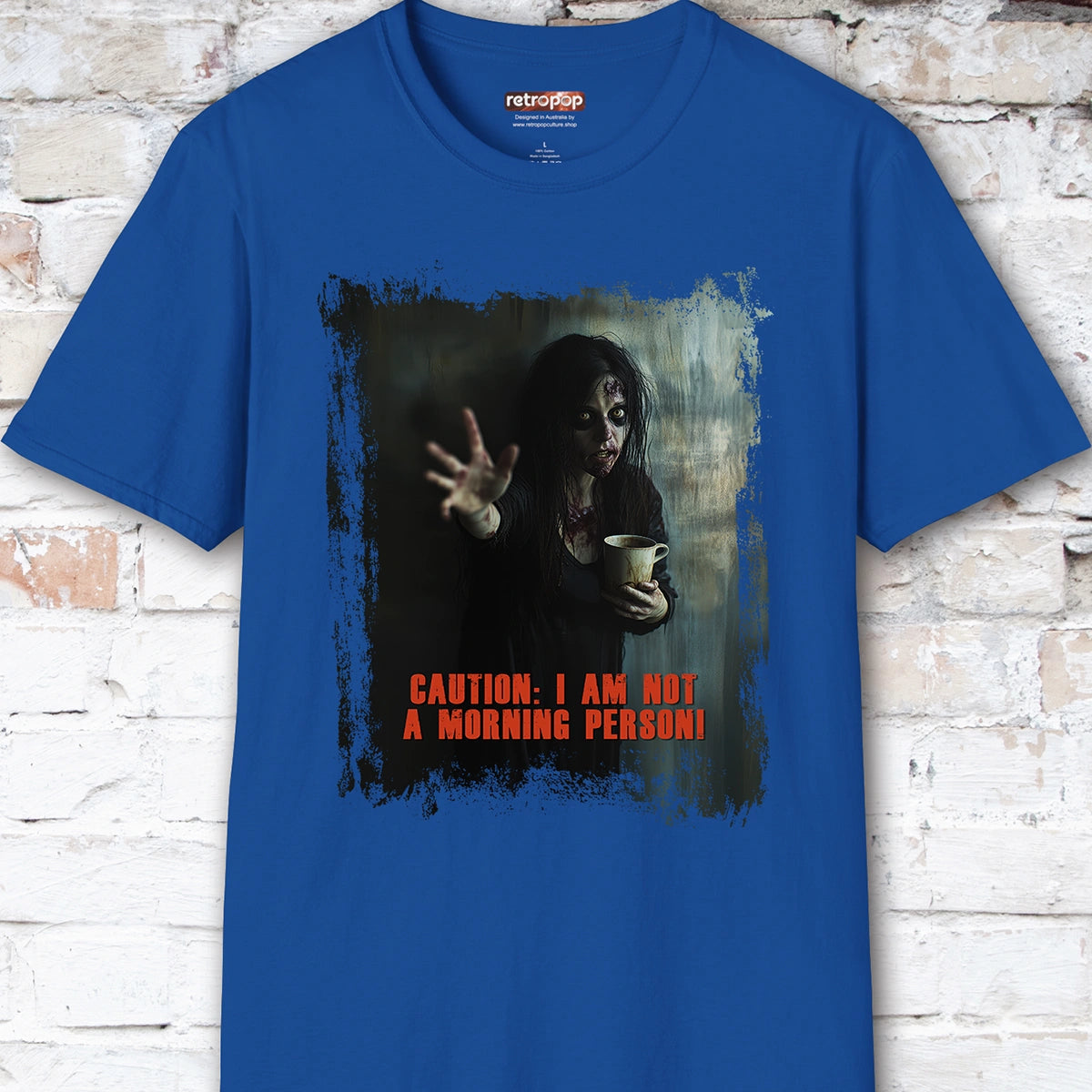 Zombie coffee morning person #4 Unisex T shirt