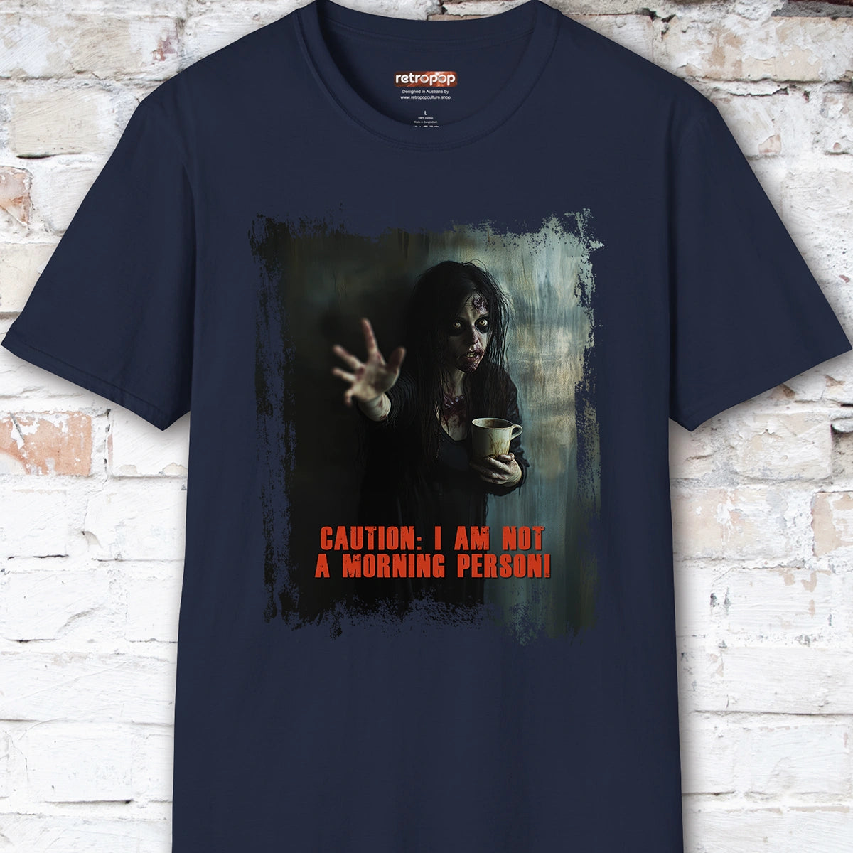 Zombie coffee morning person #4 Unisex T shirt